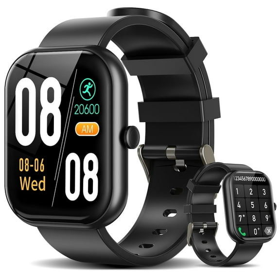 Smart Watch for Men Women (Answer/Make Call), 2.01"HD Smartwatch, 100+ Sports Fitness Tracker Watch, IP68 Waterproof Activity Tracker for Android iOS