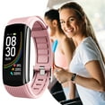 Smart watch, fitness tracker with heart rate blood pressure monitor