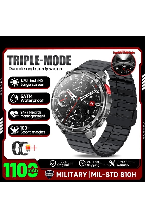 Smart watch, wireless calling /dial, multi -Sport mode,Suitable for men and women, sports watches, for iPhone/Android