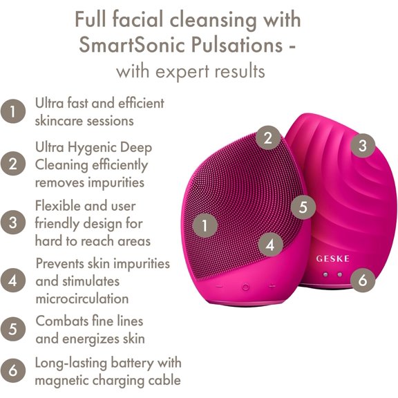 SmartAppGuided â„¢ Sonic Facial Brush 5 in 1