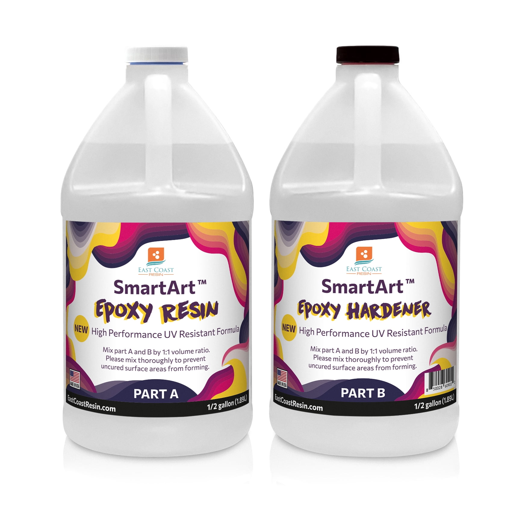 The Epoxy Resin Store Glossy UV Resisting Epoxy Resin, 1 Gal Kits