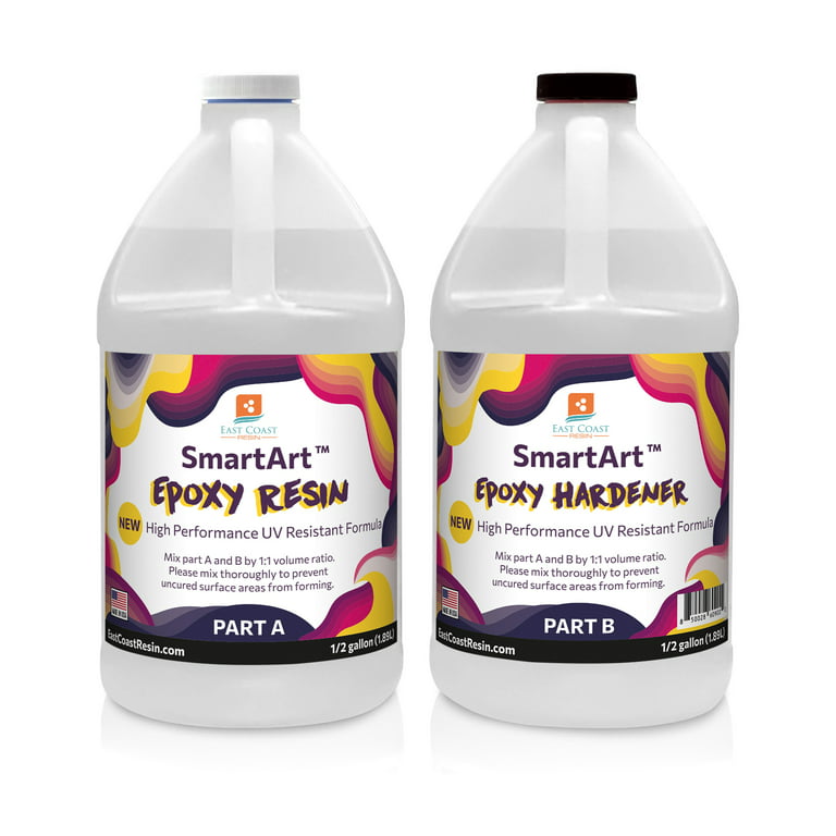 Table TOP EPOXY Resin 2 Gallon Kit. for Super Gloss Coating