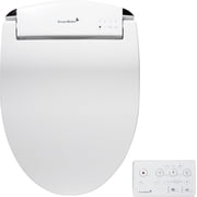 SmartBidet  SB-2400ER Electric Smart Bidet  Seat for Elongated Toilets and French Curve Toilets with Remote Control, LED Night Light, Heated Seat