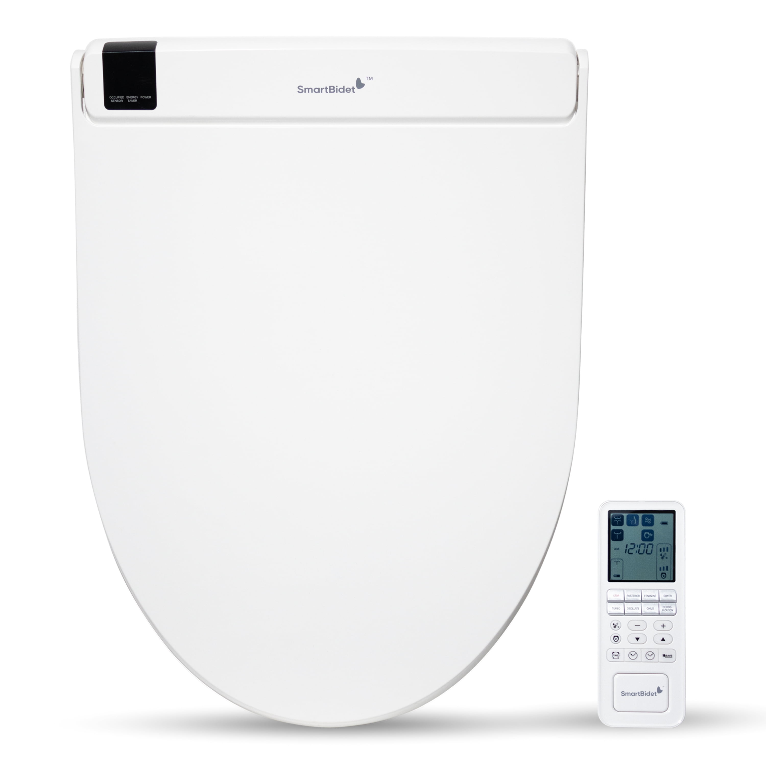 SmartBidet SB-3000 Elongated Electric Bidet Toilet Seat in White