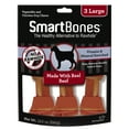 thumbnail image 1 of SmartBones Large Chews With Real Beef 3 Count, Rawhide-FreeChews For Dogs, 1 of 6