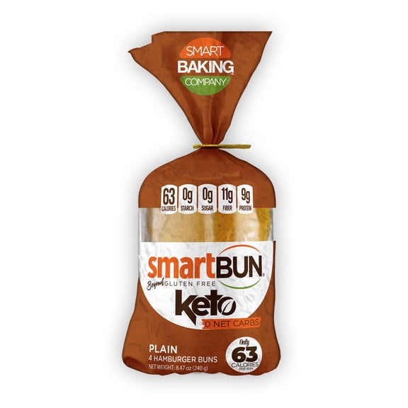 SmartBun Plain | 4-pack