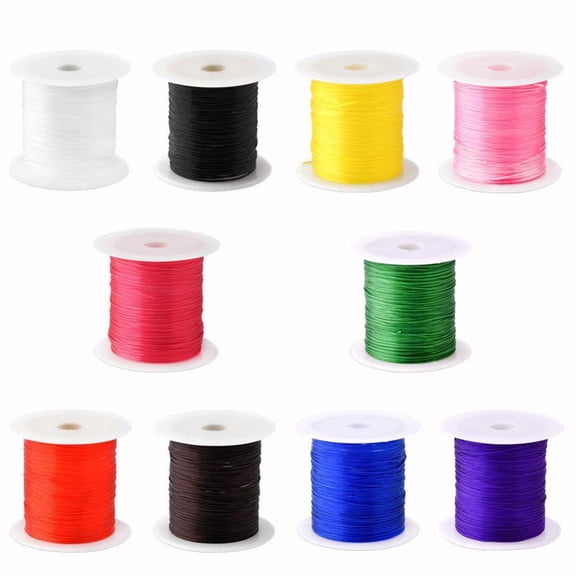 SmartBy 0.8mm Elastic Stretch Jewelry Bracelet Making DIY Beading Thread Cord String