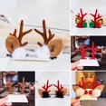 thumbnail image 1 of SmartBy 1 Pair Reindeer Antler Hair Clips for Christmas Fluffy Ear Headband with Pom Poms Festive Girls Hair Accessories Gift for Women Kids, 1 of 1