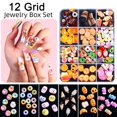 thumbnail image 1 of SmartBy 1 Set 3D Nail Art Charm Assorted Mini Acrylic Nail Design Jewelry Resin Charm DIY Crafts Nail Decoration Accessories, 1 of 7