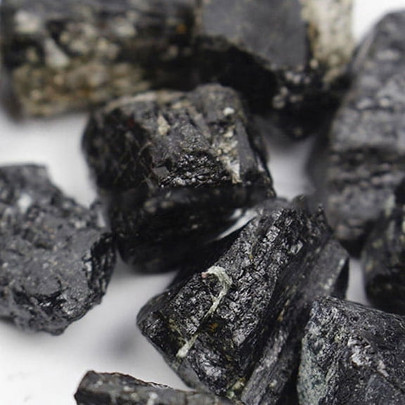 SmartBy 100g Black Natural Rough Tourmaline Mineral Stone Healing Jewelry Accessory