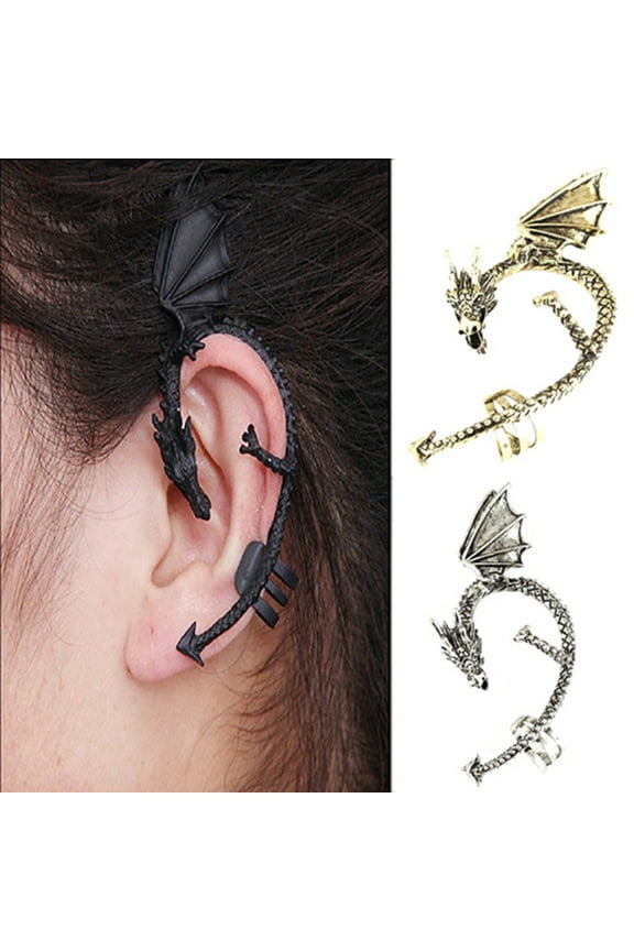 1Pc Ear Rings Durable Perfect Gift Convenient Carved Earrings Cuff Clips for Women