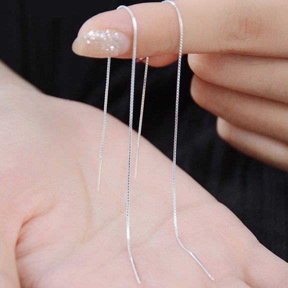 SmartBy 1Pc Fashion Women Long Linear Chain Dangle Ear Line Threader Earring Jewelry