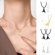 SmartBy 2 Pcs Couple Matching Necklace Set Pinky Promise Matching Necklaces Best Friends Matching Necklace Valentines Day Anniversaries Gift