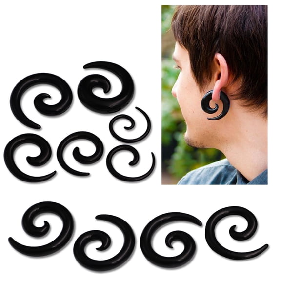 SmartBy 2Pcs/Bag Ear Stretcher Stylish Cool Irregular Shape Ear Auricle for Girl