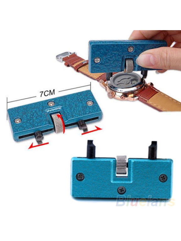Adjustable Watch Back Case Cover Opener Remover Screw Wrench Repair Kit Tool