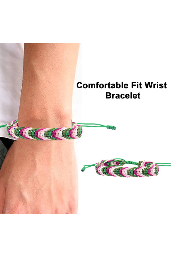 Braided Bracelet Adjustable Comfortable Fit Handmade Unity Friendship Symbolic Bracelet Meaningful Gift