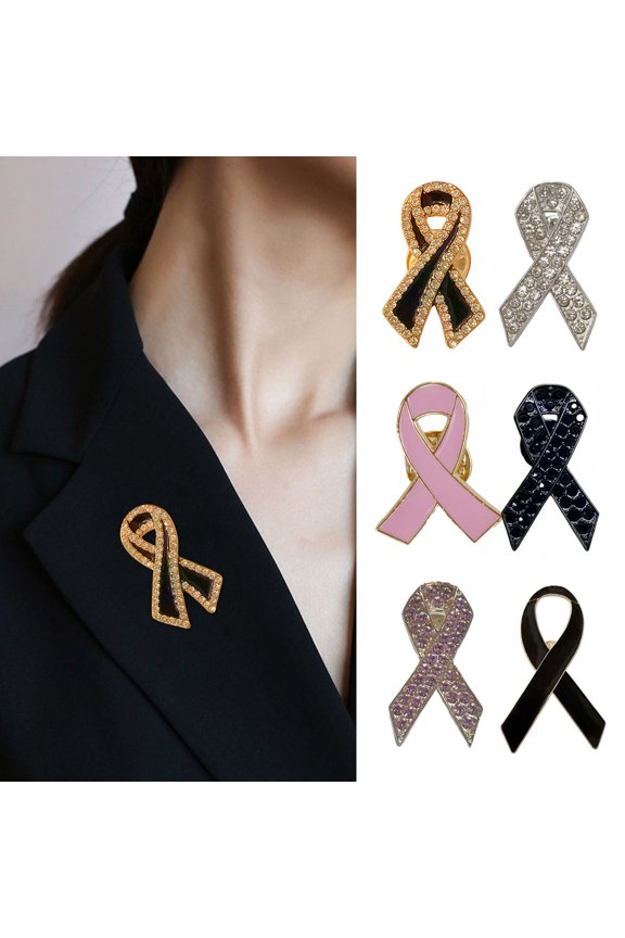 Brooch Sparkling Rhinestones Inlaid Bowknot Design Pin Sweaters Collars Hats Bags Coats Scarves Badge