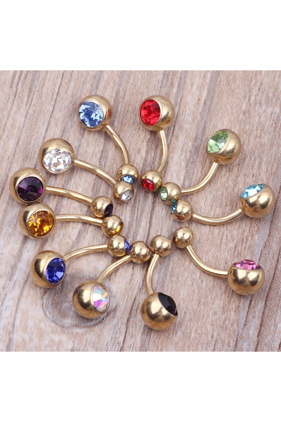 Charming Umbilical Nail Durable Unique Punk Style Body Piercing Stud for Dating