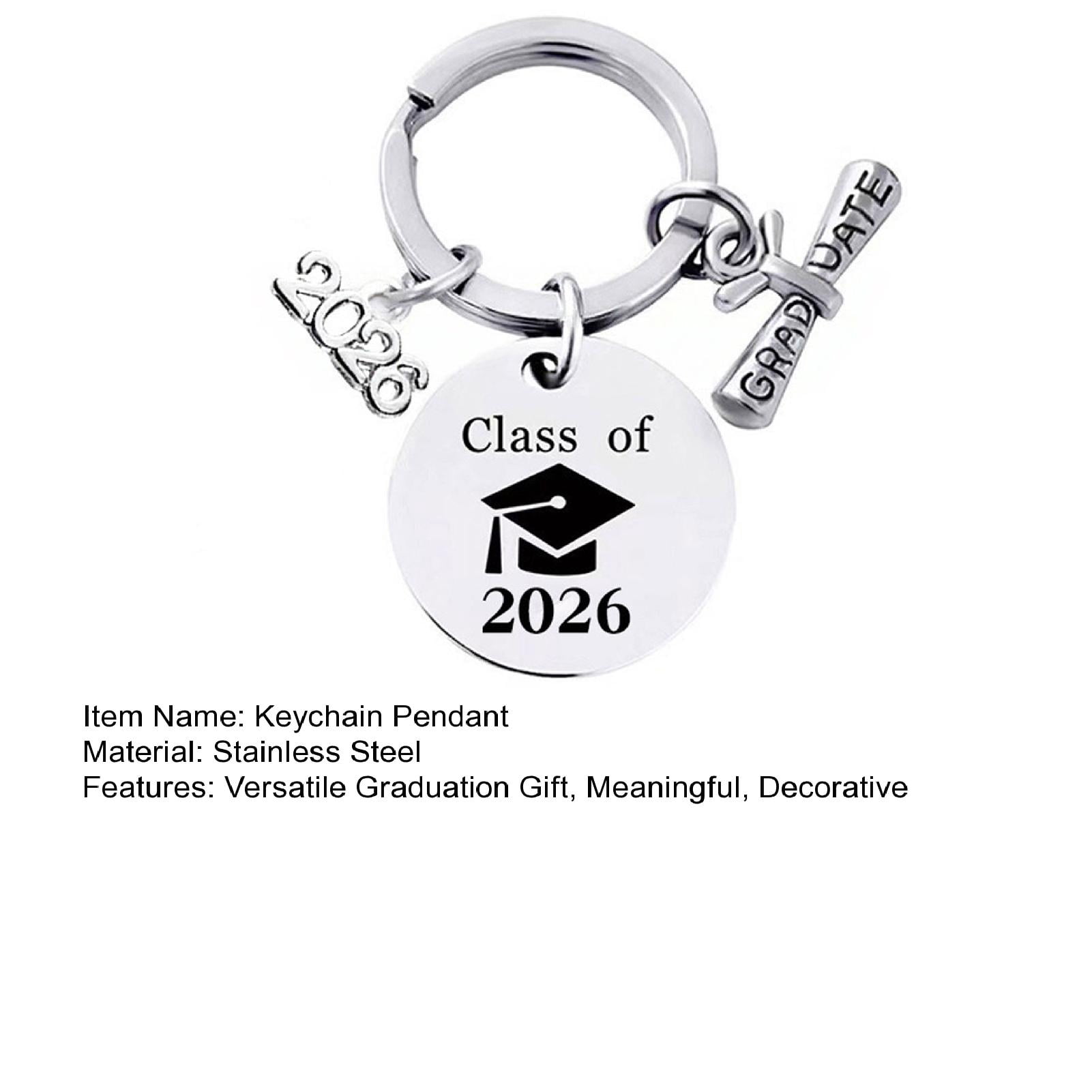 Graduation Keyring SmartBy Class of 2026 Graduation Keychain Pendant High School College ...
