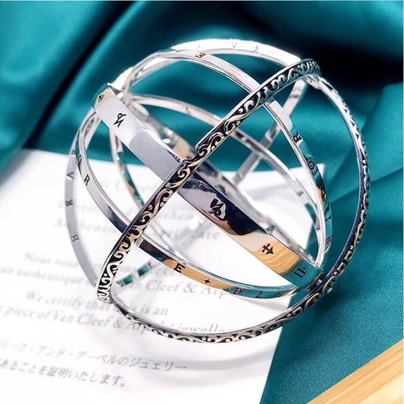 SmartBy Creative Fine Workmanship Foldable Cosmic Astronomical Ball Ring Fashion Jewelry for Dating