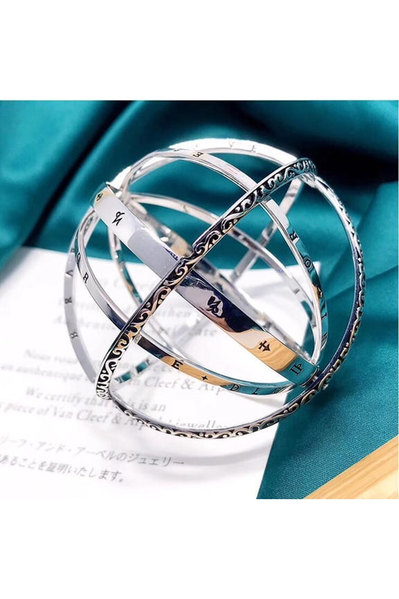 Creative Fine Workmanship Foldable Cosmic Astronomical Ball Ring Fashion Jewelry for Dating