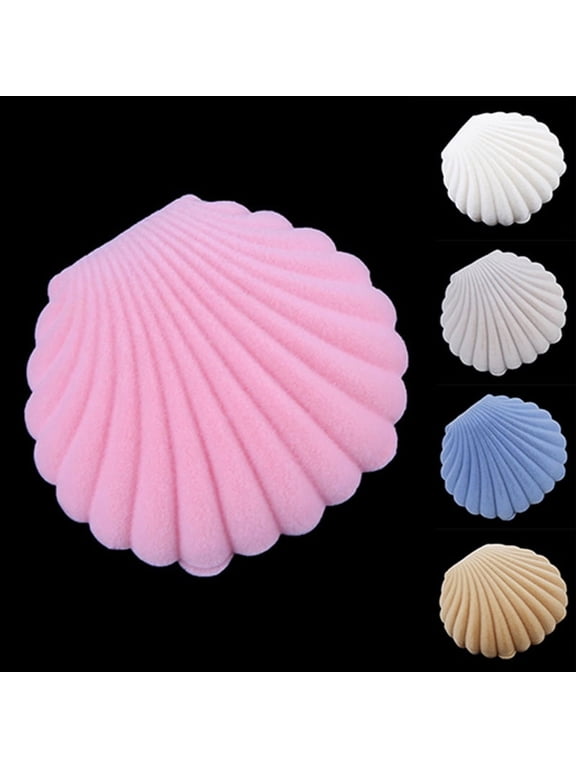 Cute Sea Shell Earring Ring Necklace Display Storage Organizer Gift Jewelry Box