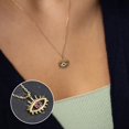 thumbnail image 1 of SmartBy Devil Eye Necklace for Women Rhinestone Evil Eye Pendant Sparkling Dainty Necklace Jewelry for Dating Party Gift Idea, 1 of 7