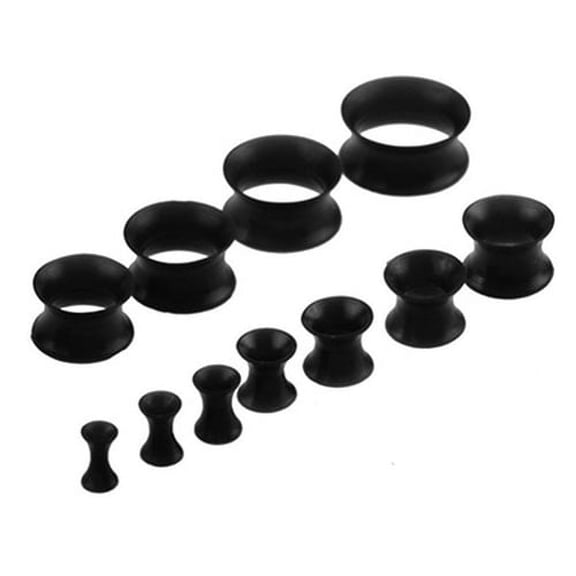 SmartBy Ear Gauges Flesh Tunnels Screw Fit Ear Stretcher Expander Piercing Body Jewelry