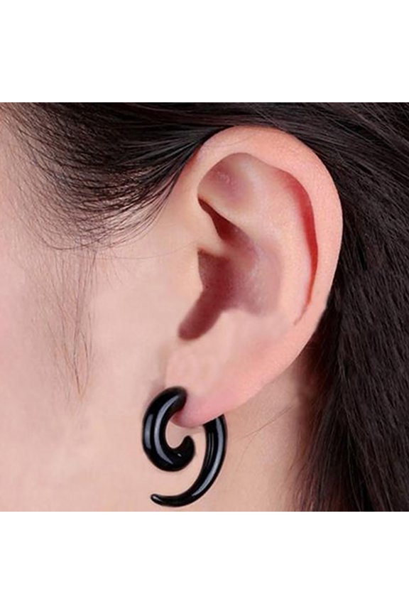 Fashion Earring Stunning Punk Rock Style Unisex Snail Pattern Ear Nail for Salon