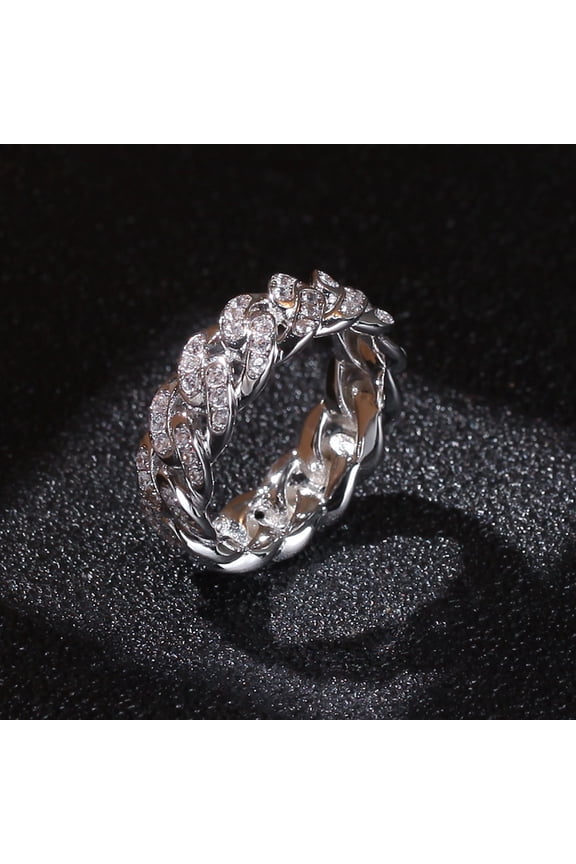 Fashion Twisted Ring Creative Jewelry Ring Cubic Zirconia Alloy Finger Ring for Gift