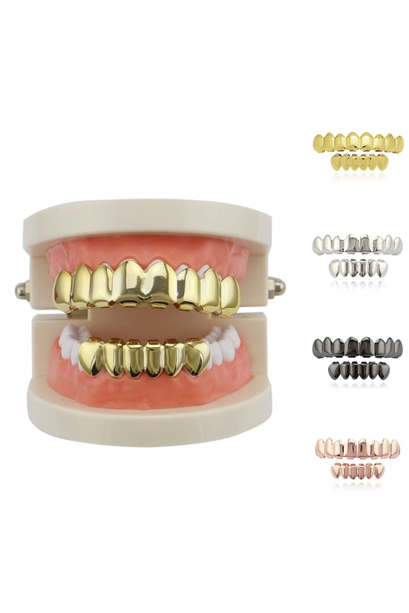 Fashion Unisex Removable Top Bottom Mouth Teeth Grills Dental Grille Jewelry