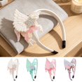 thumbnail image 1 of SmartBy Girl Headband Three-Dimensional Lightweight Unicorn Wings Design Headband with Sequin Star Decoration Performances Halloween Costume Hair Accessory, 1 of 1