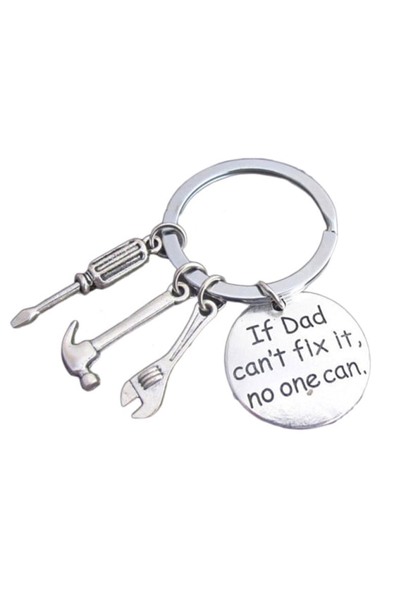 If Dad Can't Fix It No One Can Hand Tools Keyring Father's Day Gift Key Chain