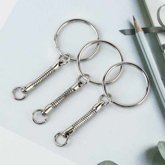 SmartBy Key Chain Multi-purpose High Hardness Wear-resistant Reusable Widely Use Decoration DIY Key Pendant Anti-lost U Disk Hanging Chain for Handbag