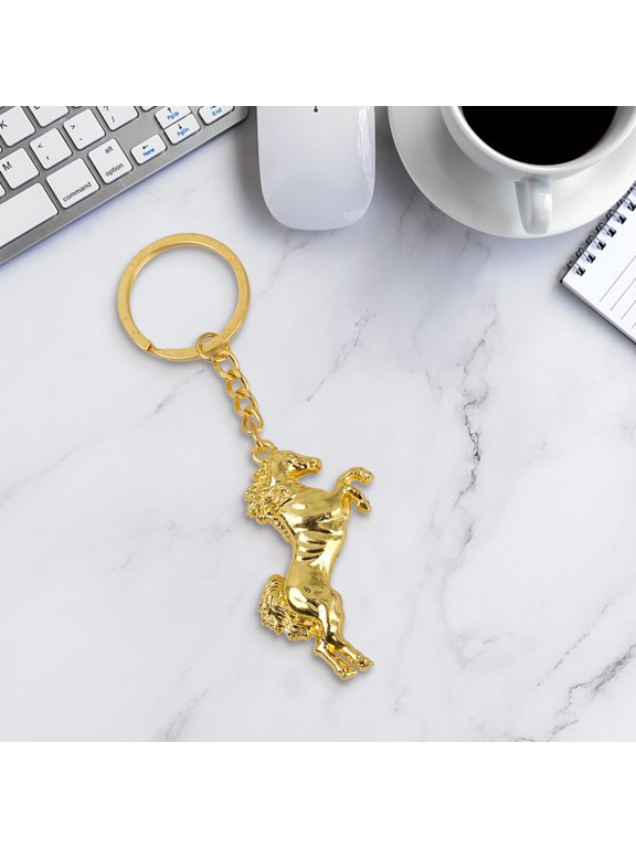 Key Holder Easy to Carry High Hardness 5 Colors Horse Keyring Accessory for Backpack