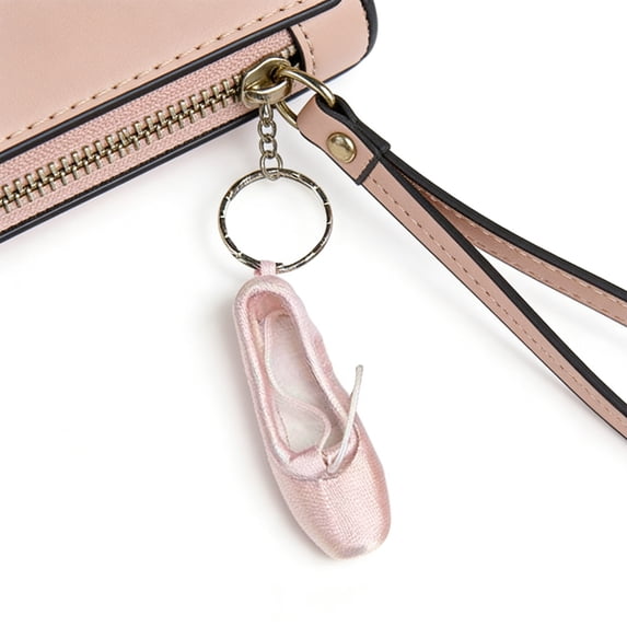 SmartBy Keychain Pendant Handmade Mini Pointe Shoe Charm Keychain Dance Fans Performers Ballet Accessory Dance Lover Gift