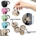 thumbnail image 1 of SmartBy Keychain Pill Box Waterproof Compact Mini Holder Lightweight 3D Printed Container with Key Ring Small Pill Organizer Case, 1 of 8