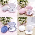 thumbnail image 1 of SmartBy Lovely Shell Shape Display Box Necklace Ring Earrings Jewelry Storage Case Gift Box, 1 of 5