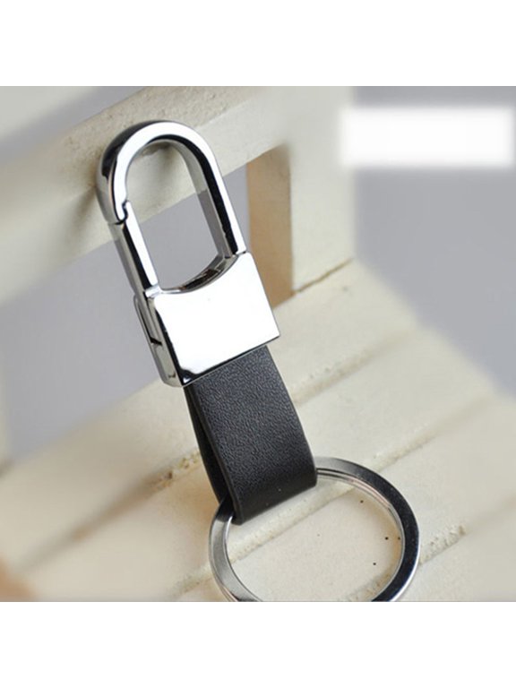 Men Fashion Simple Cool Faux Leather Strap Keyring Keychain Key Chain