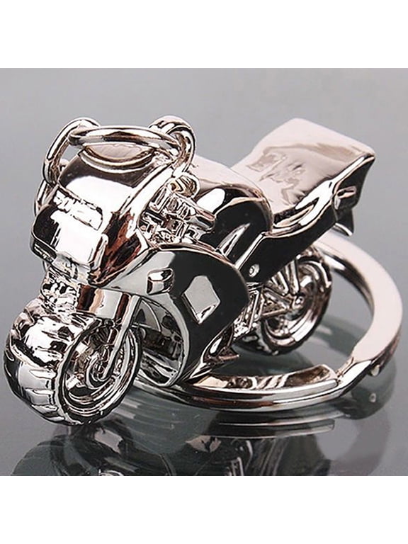 Men Keyring Exquistie Decorative Zinc Alloy Cool Motorcycle Pendant Keychain for Party