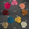 thumbnail image 1 of SmartBy Men's Lapel Rose Flower Stick Bar Brooch Pin Wedding Suit Accessory Jewelry Gift, 1 of 7
