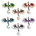 thumbnail image 1 of SmartBy Vintage Oil-dripping Flying Dragon Brooch Rhinestone Cartoon Enamel Animal Shape Men Women Clothing Hat Bag Lapel Pin Fashion Jewelry Gift, 1 of 7