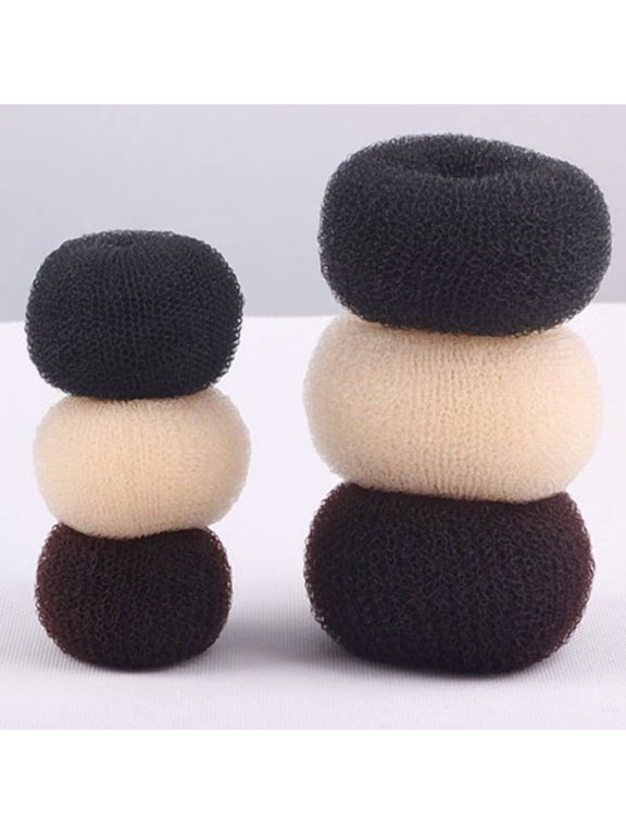 Women Girl Magic Donut Shape Hair Ring Bun Former Shaper Hair Styler Maker Tool