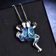 thumbnail image 1 of SmartBy Women Necklace Frog Faux Gem Jewelry Lightweight All Match Long Lasting Pendant Necklace for Party, 1 of 8