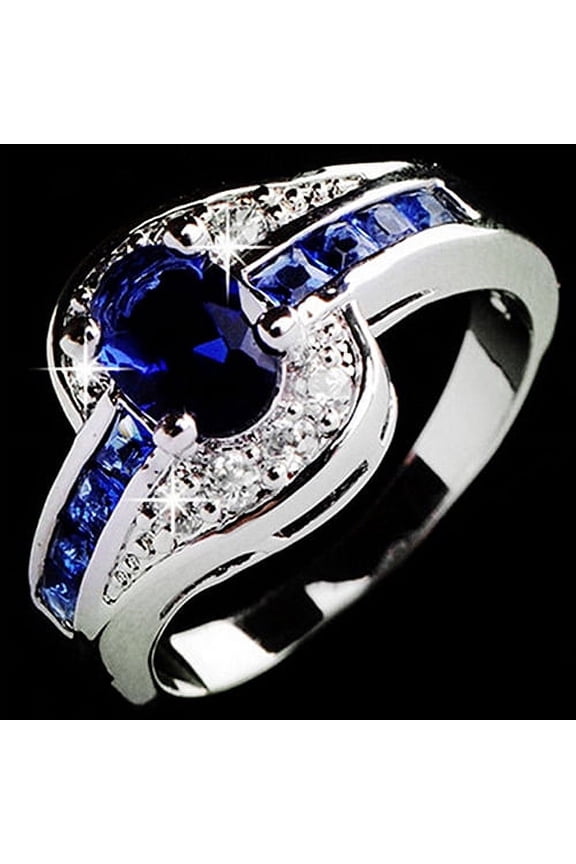 Women's Luxury Rhinestone Inlaid Engagement Knuckle Ring Fashion Jewelry Gift