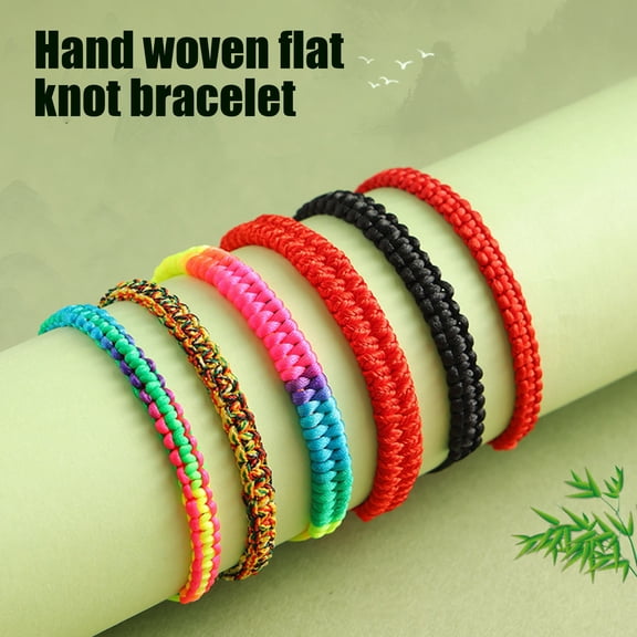 SmartBy Woven Friendship Bracelet Wear Resistant Waterproof Adjustable Size Couple Bracelet Women Braided Bracelet Wristband