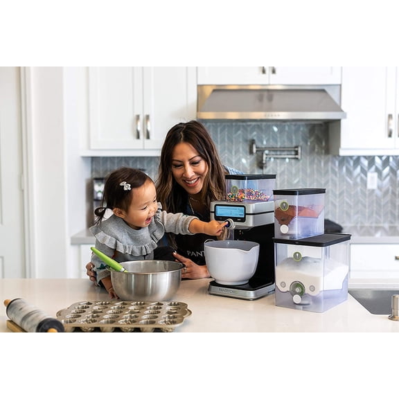 SmartCanister, LARGE, Stores, Measures & Dispenses Dry Ingredients Smart Storage System - BPA-Free Airtight Canisters