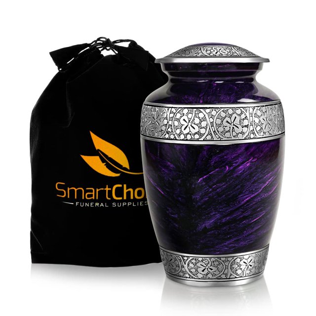 SmartChoice Cremation Urn for Human Ashes Adult Memorial Funeral Vase
