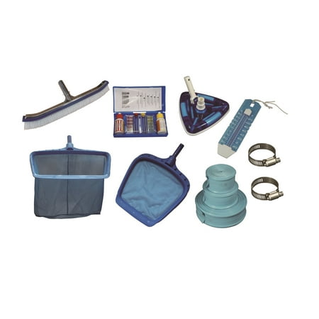 SmartClear Pro Deluxe Swimming Pool Maintenance Accessories Cleaner Set, Pole NOT included