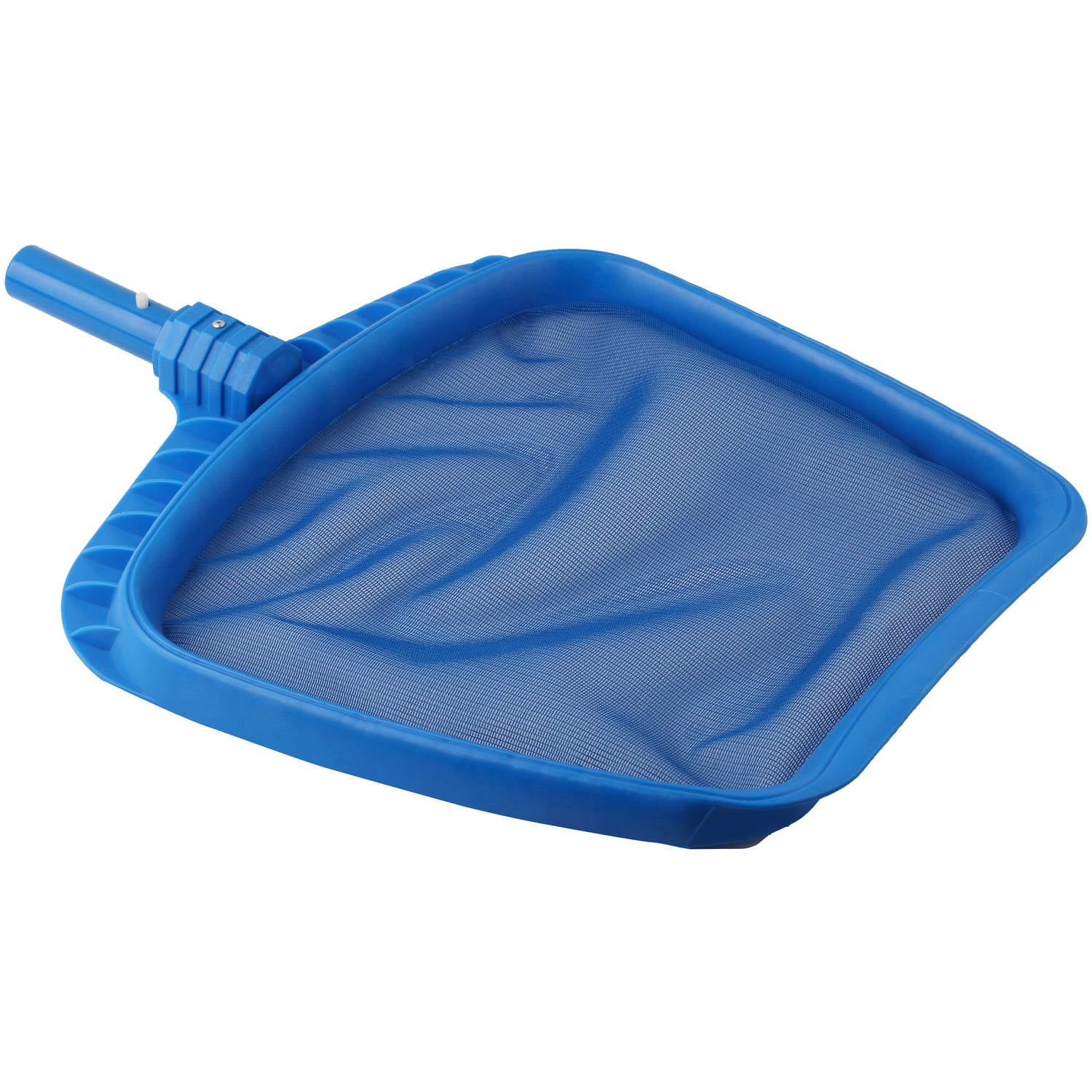 Blue PVC and Nylon Mesh Pool Leaf Skimmer